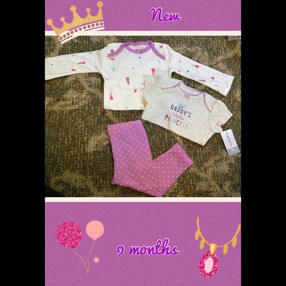 New Daddy’s princess 3 pc set